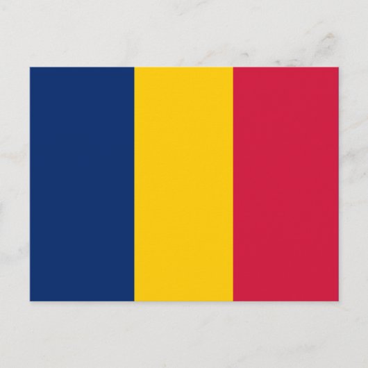 Chad Flag Briefkaart (Voorkant)