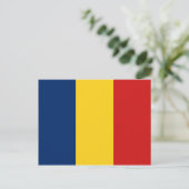 Chad Flag Briefkaart (Staand voorkant)