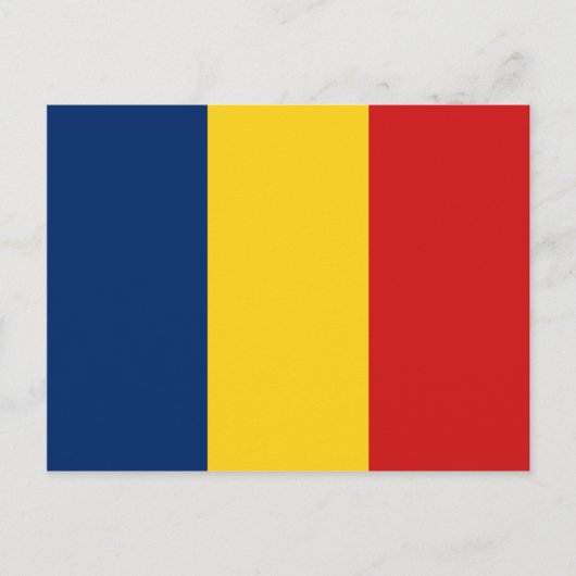 Chad Flag Briefkaart (Voorkant)