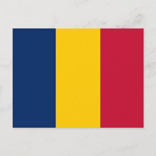 Chad Flag Briefkaart (Voorkant)