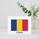 Chad Flag Briefkaart (Staand voorkant)
