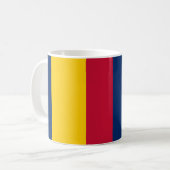 Chad Flag Ceramic Coffee Mok (Voorkant links)
