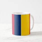 Chad Flag Ceramic Coffee Mok (Voorkant rechts)