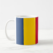 Chad Flag Ceramic Coffee Mok (Links)