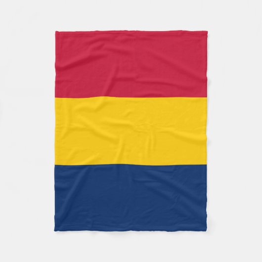 Chad Flag Fleece Deken (Voorkant)