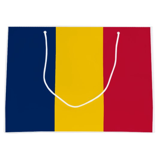 Chad Flag Groot Cadeauzakje (Voorkant)