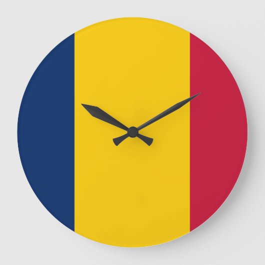 Chad Flag Grote Klok (Voorkant)