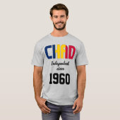 Chad Flag Independence Celebration T-Shirt (Voorkant volledig)