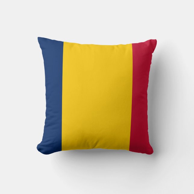 Chad Flag Kussen (Voorkant)