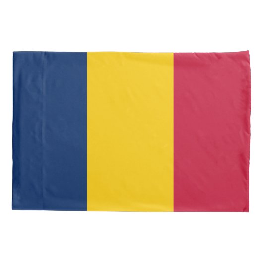 Chad Flag Kussensloop (Achterkant)