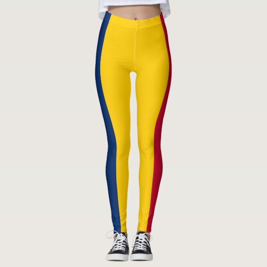 Chad Flag Leggings (Voorkant)