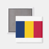 Chad Flag Magneet (Voorkant / Achterkant)