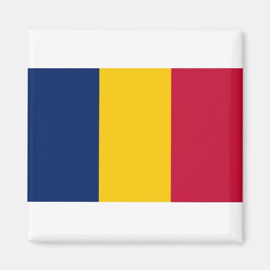 Chad Flag Magneet (Voorkant)