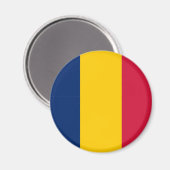 Chad Flag Magnet (Voorkant / Achterkant)