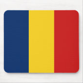 Chad Flag Mousepad Muismat (Voorkant)