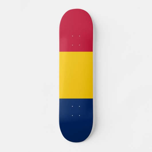 Chad Flag Persoonlijk Skateboard (Voorkant)