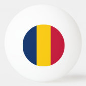 Chad Flag Pingpongbal (Voorkant)