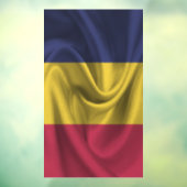 Chad Flag Raamsticker (Vel 3)