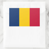 Chad Flag Rechthoekige Sticker (Tas)