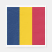 Chad Flag Servet (Voorkant)