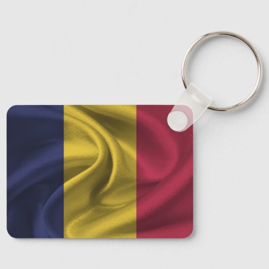 Chad Flag Sleutelhanger (Voorkant)
