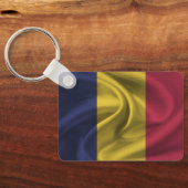 Chad Flag Sleutelhanger (Achterkant)