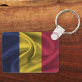 Chad Flag Sleutelhanger (Voorkant)