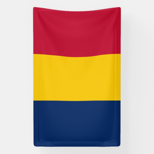 Chad Flag Spandoek (Verticaal)