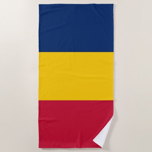 Chad Flag Strandlaken (Voorkant)