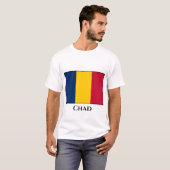 Chad Flag T-shirt (Voorkant volledig)