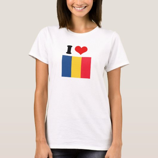 Chad Flag T-shirt (Voorkant)