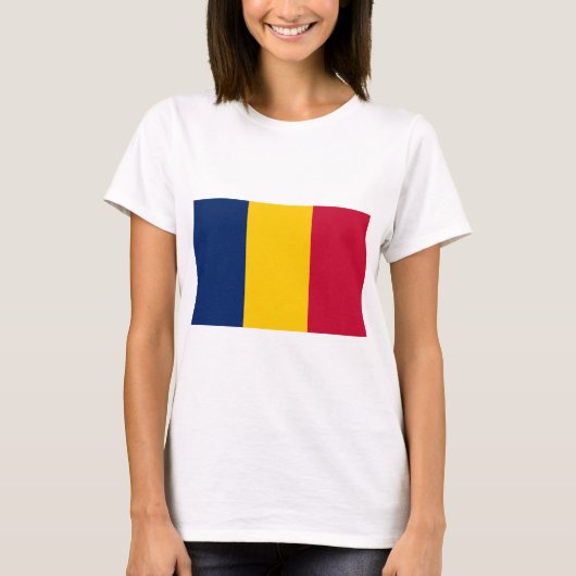 Chad Flag T-shirt (Voorkant)