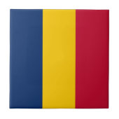 Chad Flag Tegeltje (Voorkant)