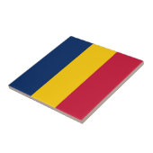 Chad Flag Tegeltje (Zijkant)