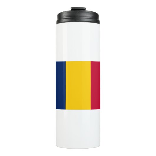 Chad Flag Thermosbeker (Voorkant)