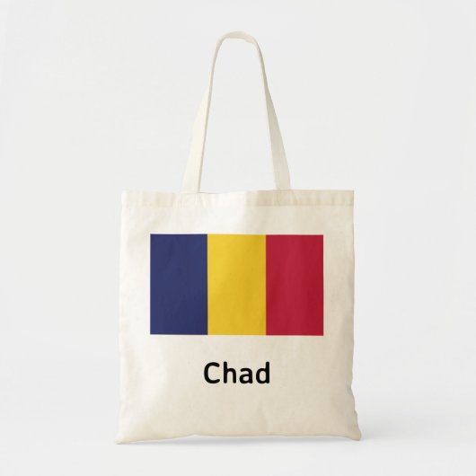 Chad Flag Tote Bag (Voorkant)