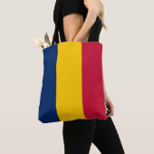 Chad Flag Tote Bag (Dichtbij)