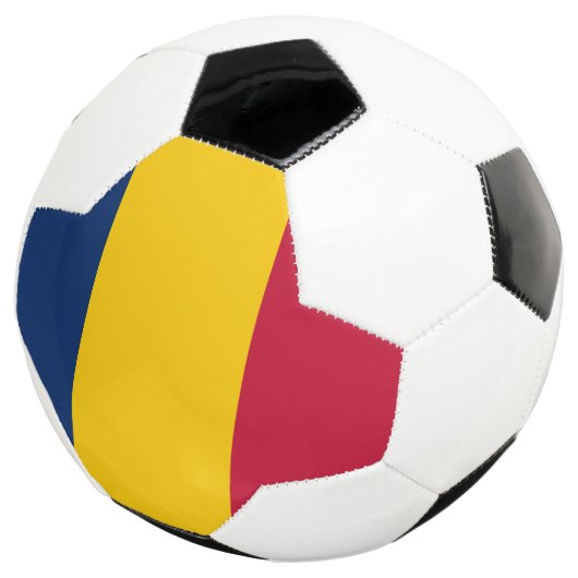 Chad Flag Voetbal (Drie kwart)