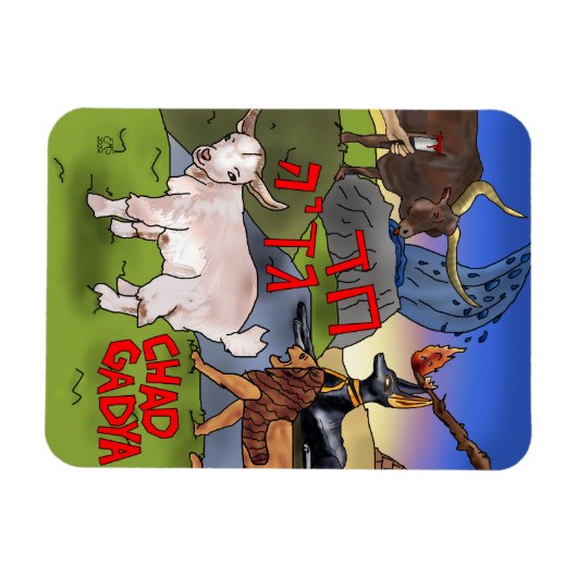 Chad Gadya - Passover - Magnet Magneet (Horizontaal)