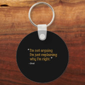 Chad Gift Quote Grappige Verjaardag Gepersonalisee Sleutelhanger (Voorkant)