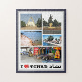 Chad - I Love - Legpuzzel (Verticaal)