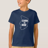 Chad is Rad Outline T-shirt (Voorkant)
