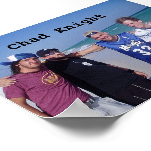 Chad Knight Band Beach Poster (Hoek)