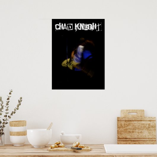 Chad Knight Blurry Stropdas Poster (Keuken)