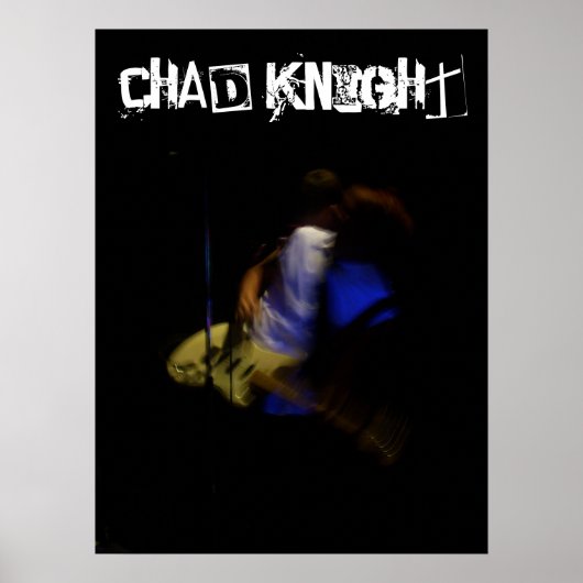 Chad Knight Blurry Stropdas Poster (Voorkant)