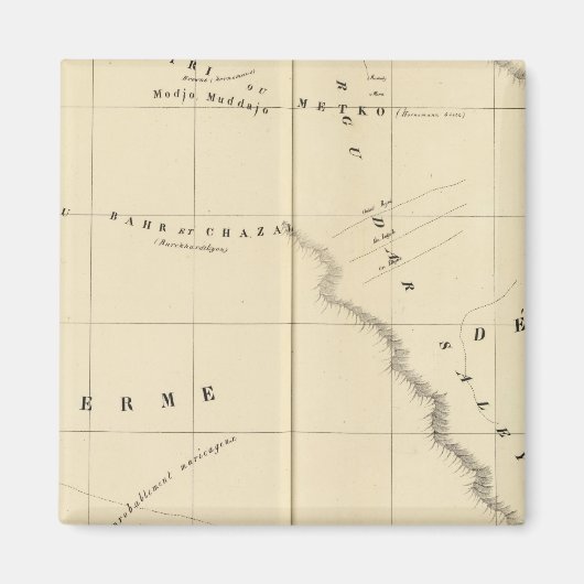 Chad Lake Region 23 Magneet (Voorkant)