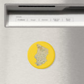 Chad Map Magnet (Insitu (Vaatwasser))