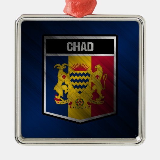 Chad Metalen Ornament (Voorkant)