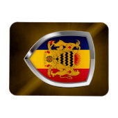 Chad Mettalic Emblem Magneet (Horizontaal)