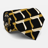 Chad Monogram Stropdas (Opgerold)